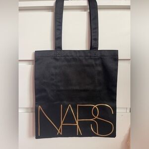 NARS Black and Gold Luxury Tote Bag